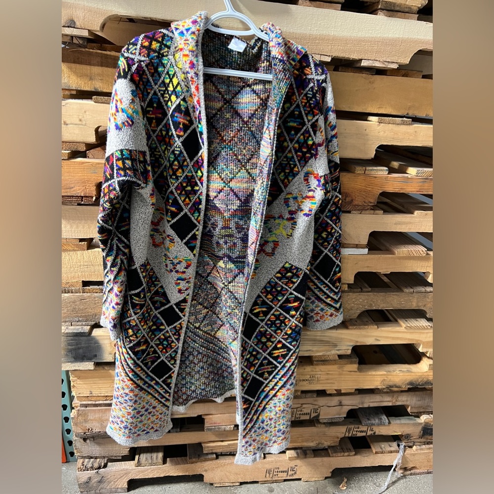 Northern Angel long patterned sweater